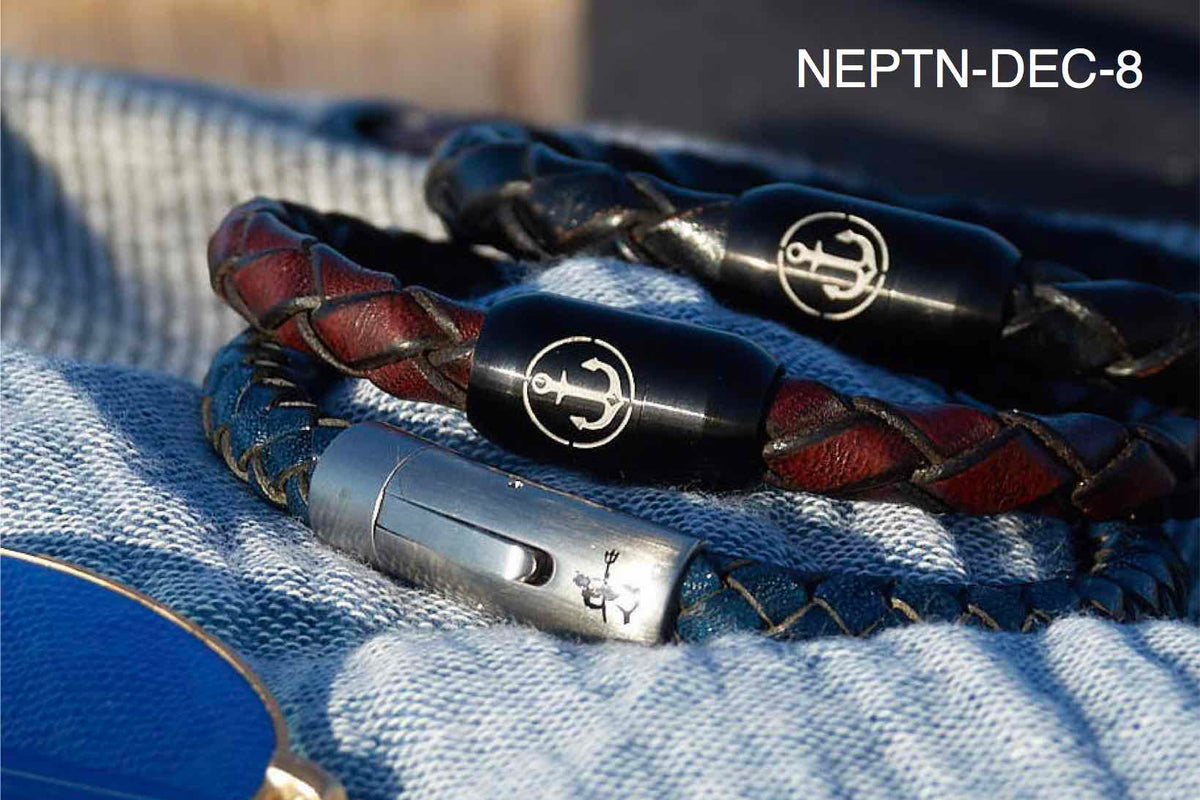 Brandneu: 4-fach geflochtenes Leder